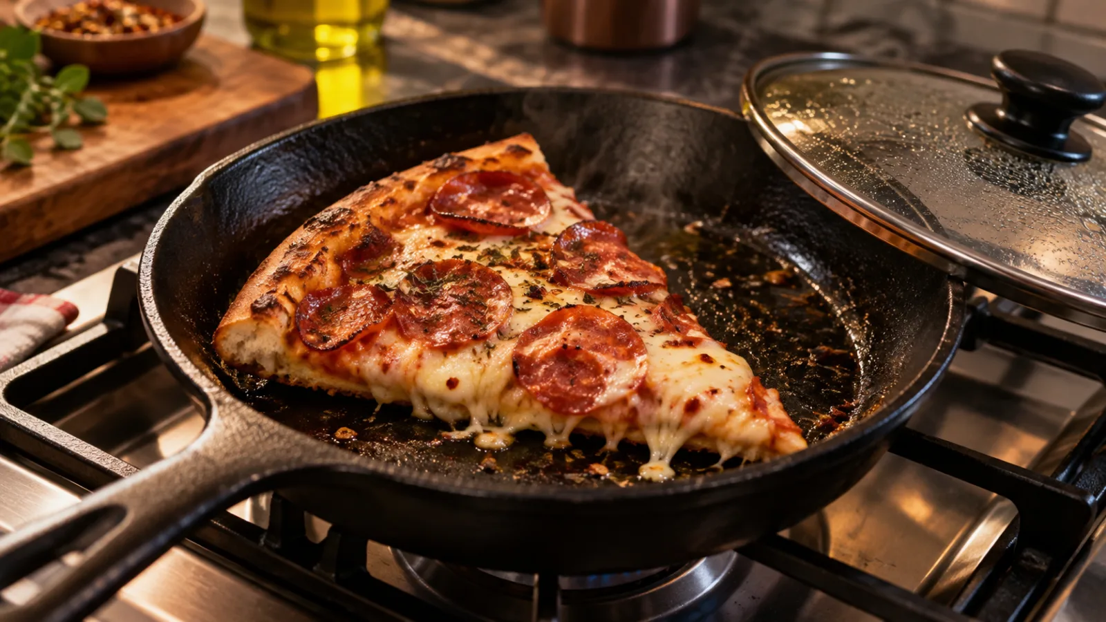 Como reaquecer pizza sem deixar a massa borrachuda