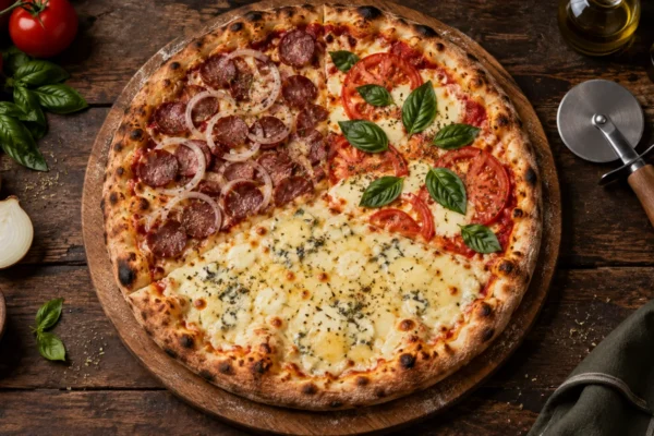Meio a meio sem erro: como combinar sabores na mesma pizza