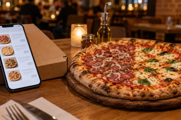 Pedidos pelo site: monte sua pizza meio a meio e envie pelo WhatsApp