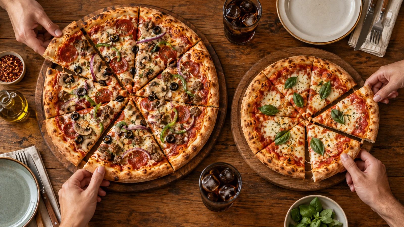 Quantas pizzas pedir: o tamanho certo para cada ocasião