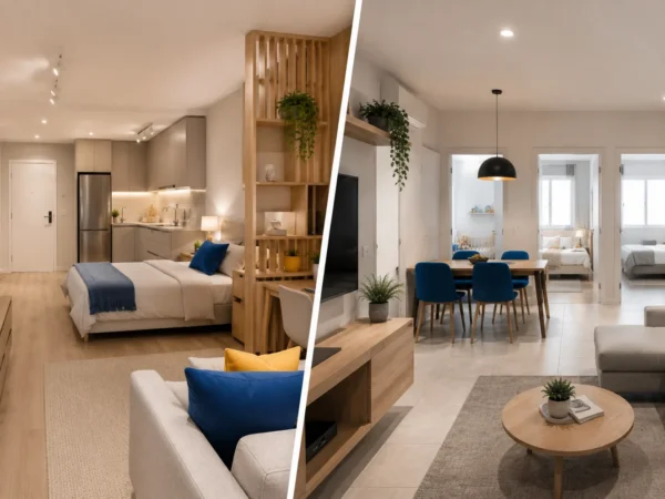 Studio ou apartamento de 2 dormitórios: qual escolher?