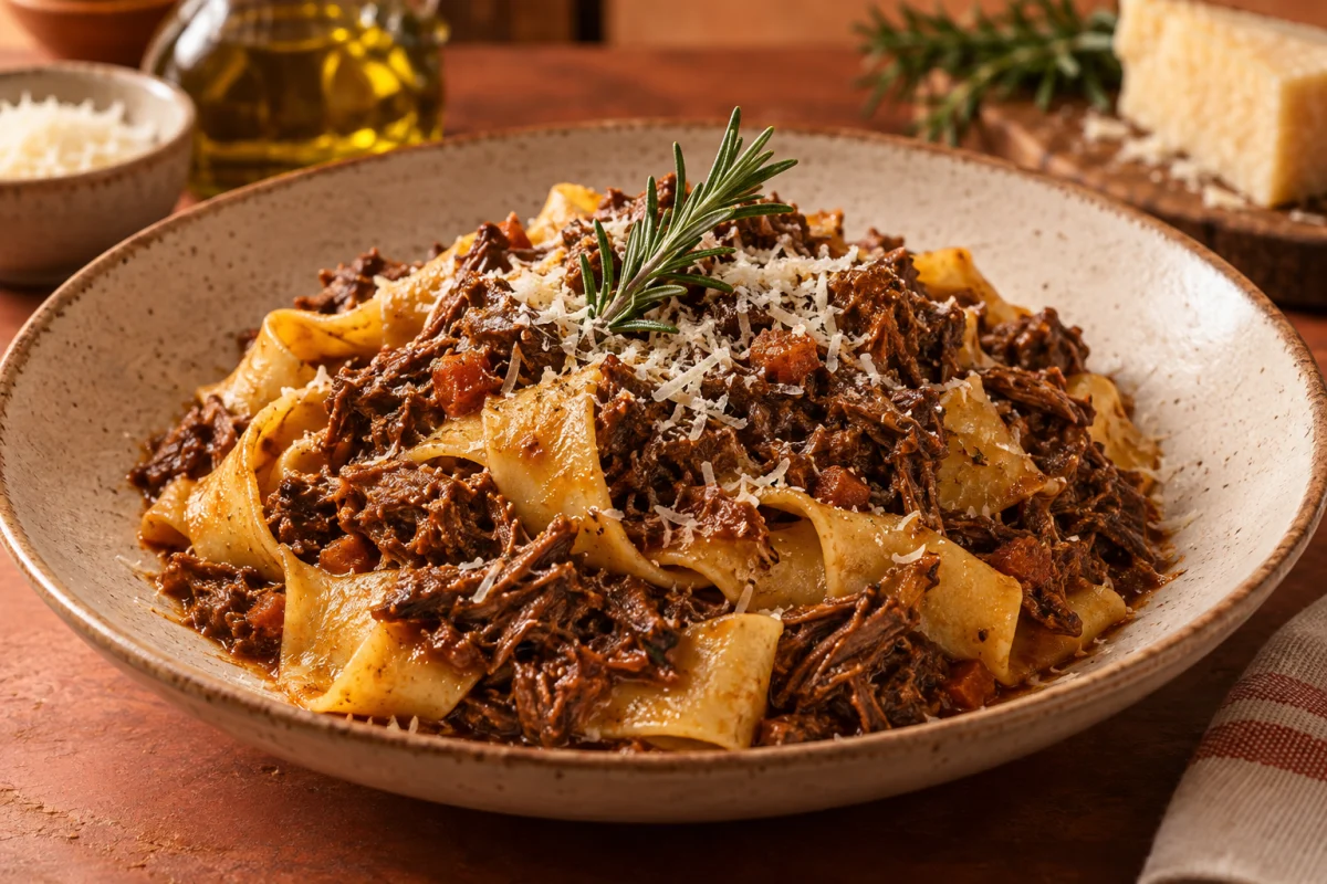 Pappardelle ao ragu de cordeiro
