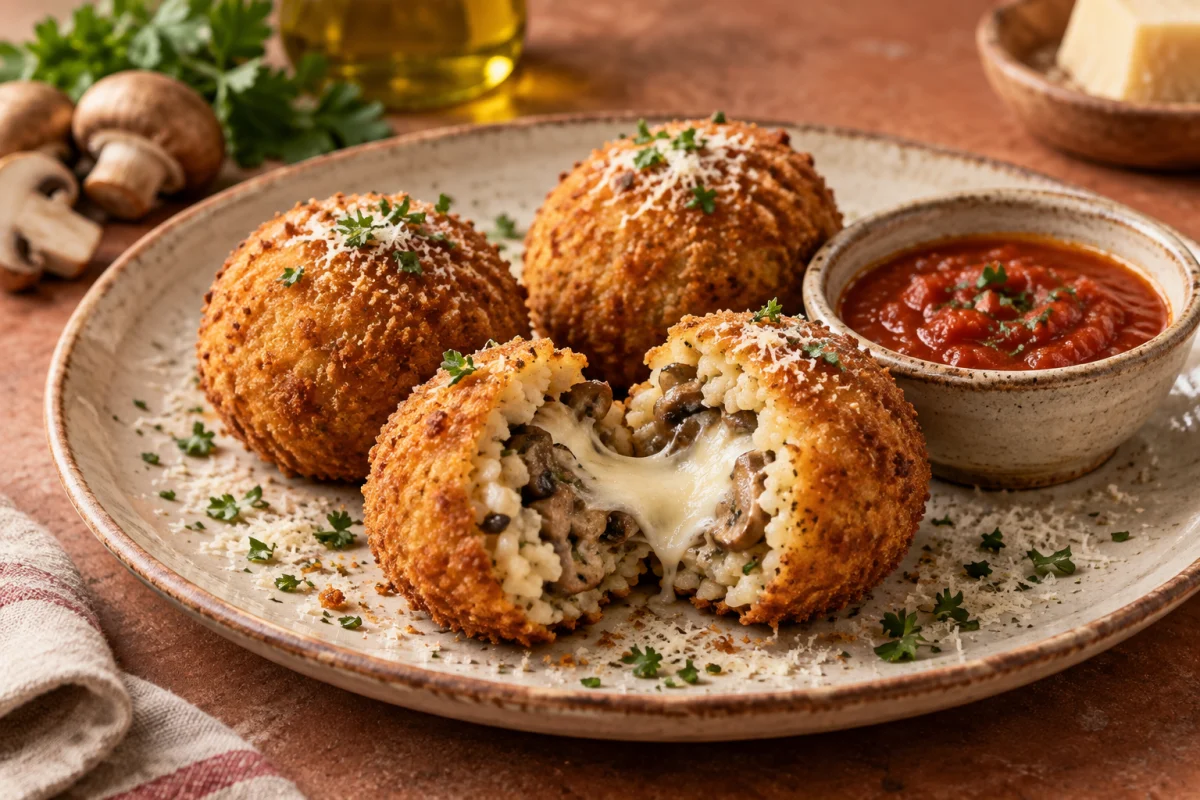 Arancini de funghi