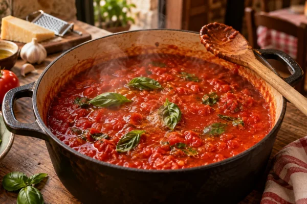 Molho pomodoro da Nonna: o segredo está no tempo
