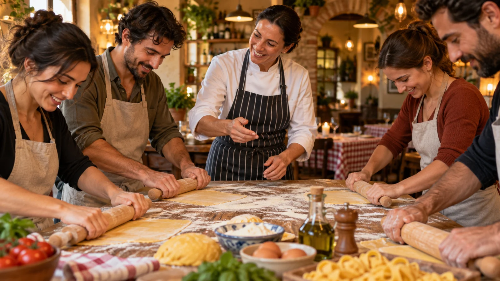 Noite da massa fresca: aula aberta com a nossa cozinha