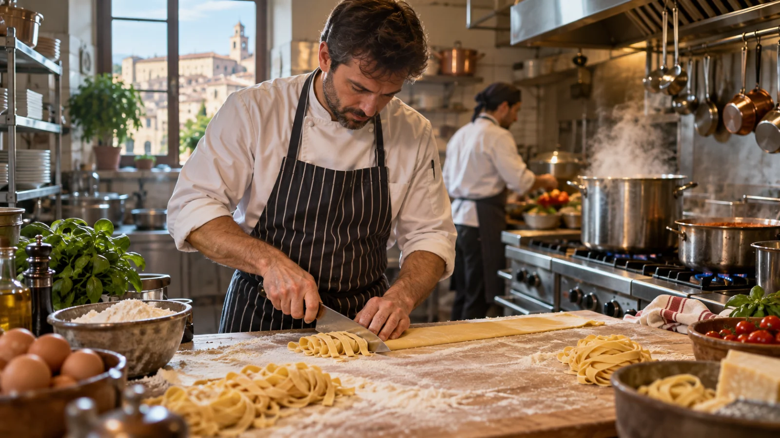 Um dia na cozinha: das 7h da manhã ao primeiro prato do almoço