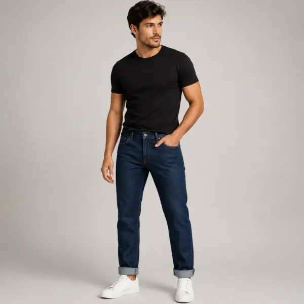 Calça Jeans Reta
