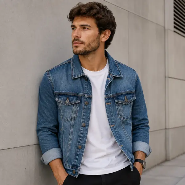 Jaqueta Jeans Oversized