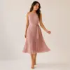 Vestido Midi Plissado